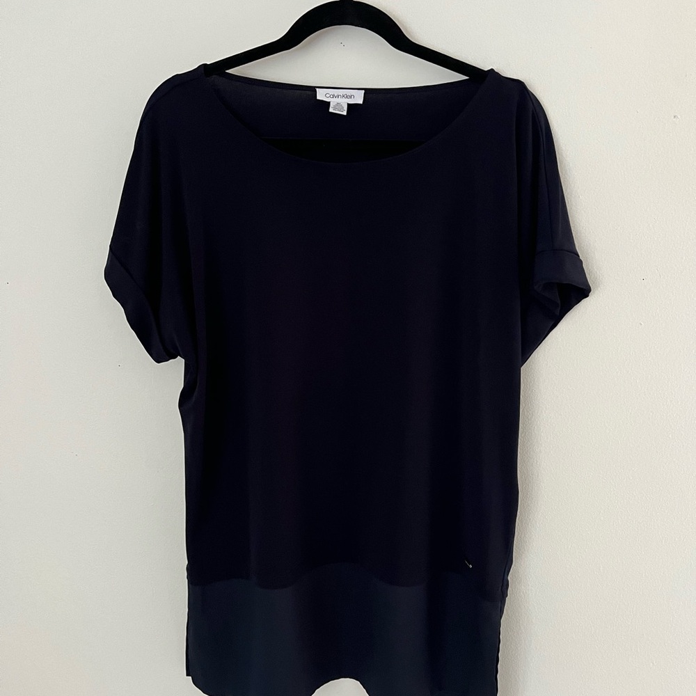 Women’s Calvin Klein Short Sleeve Blouse